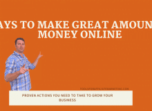 7 Ways to Make Great Amounts of Money Online