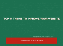Top 14 Things to Improve Your Website