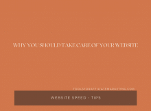 Why You Should Take Care of Your Website