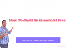 How To Build An Email List Free -The 2022 Way