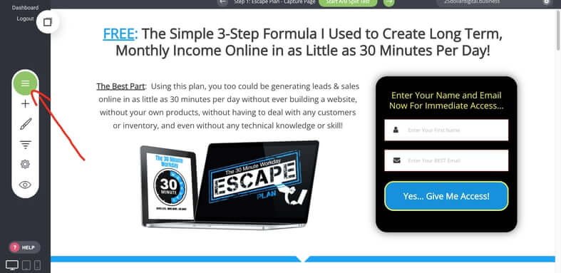 How to create Popups on the HBA funnel builder