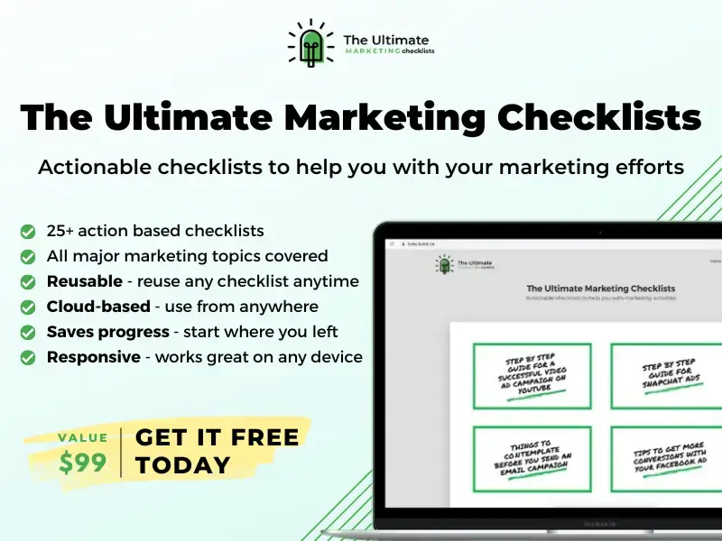 The Ultimate Marketing Checklists